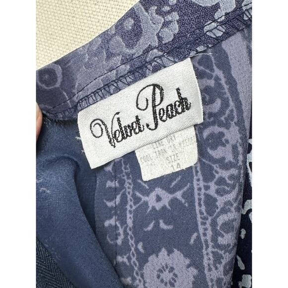 Women’s Cotton Blend Straight Midi Skirt Size 14 Multicolored Ombré Career - Picture 11 of 15